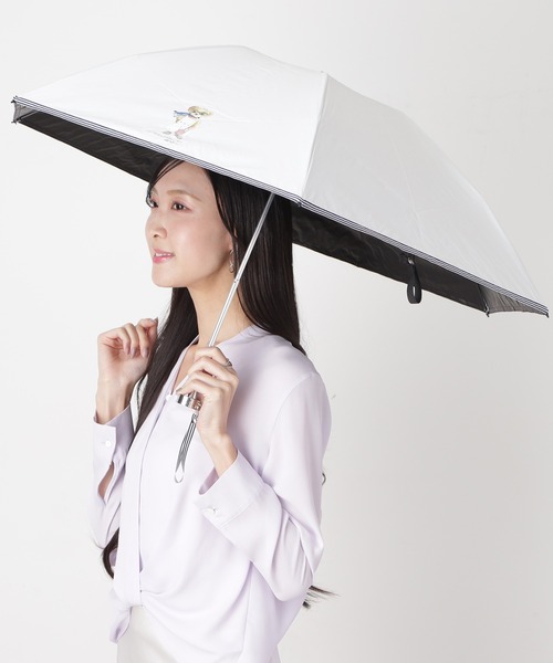遮光100％ 遮熱 晴雨兼用 折りたたみ日傘 軽量 ”レディーベア