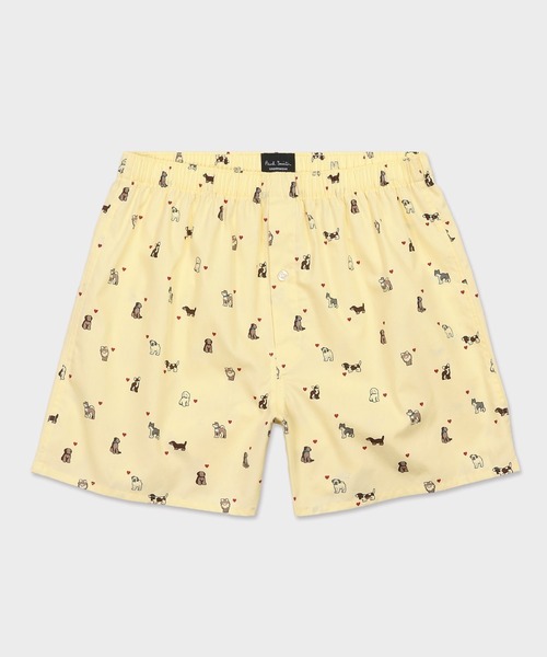 Paul Smith（ポールスミス）の「"Dogs Heart" トランクス【853344 2653】（トランクス・メンズ・レッド/イエロー/ネイビー・MEDIUM/LARGE）」の2枚目の写真