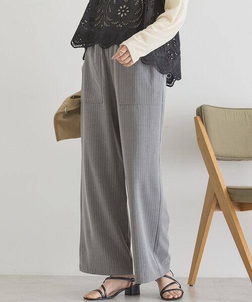 AMERICAN HOLIC（アメリカンホリック）の「【イージーケア】ベイカーリラックスパンツ（その他パンツ・レディース・ブラック/ライトグレー/グレー系その他2/ブルー系その他4/ブラウン・S/L/M）」の6枚目の写真