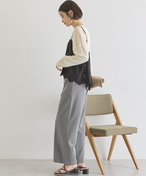 AMERICAN HOLIC（アメリカンホリック）の「【イージーケア】ベイカーリラックスパンツ（その他パンツ・レディース・ブラック/ライトグレー/グレー系その他2/ブルー系その他4/ブラウン・S/L/M）」の11枚目の写真