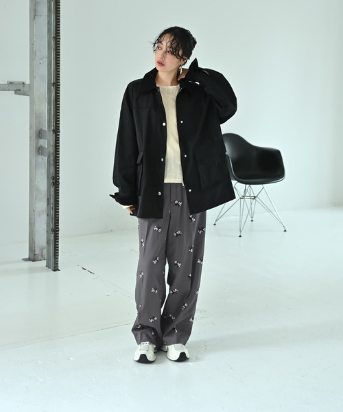 STYLE DELI(スタイルデリ)の「【BLK001】ツイルカバーオール(カバーオール・レディース・ブラック/ベージュ・FREE)」の11枚目の写真