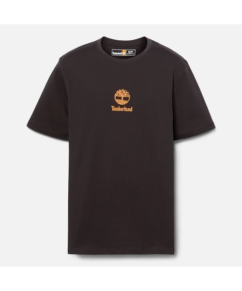 Timberland（ティンバーランド）の「スタック ロゴ 半袖 Tシャツ ユニセックス（Tシャツ/カットソー・メンズ・ブラック・XX-LARGE/X-LARGE/SMALL/MEDIUM/LARGE）」の5枚目の写真