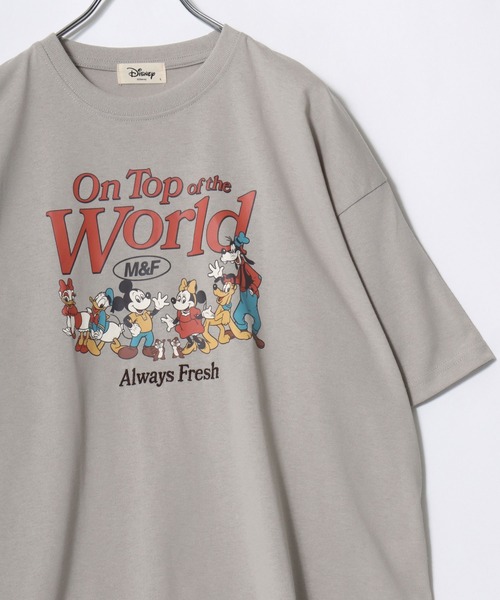 Disney(ディズニー)の「2026SS Disney/ディズニー ミッキー/プーさん/101匹わんちゃん/ベイマックス/ズートピア/スティッチ フロント/バックプリント オーバーサイズ半袖Tシャツ(Tシャツ/カットソー・レディース・ブラック系その他2/グレー系その他2/ピンク系その他3/ブルー系その他4/ブラック系その他3/イエロー系その他2/グリーン系その他4/パープル/ブルー系その他3/グリーン系その他3/ラベンダー/グリーン系その他2/ブルー系その他2/グレー系その他/イエロー系その他/ベージュ系その他/ホワイト系その他3/オレンジ系その他2/ピンク系その他2/ブラック系その他/ホワイト系その他2/オレンジ系その他/アッシュグレー/ブルー系その他/グリーン系その他/ネイビー/イエロー/レッド/ホワイト系その他/パープル系その他/スミクロ/ミント/ホワイト/スカイブルー/オレンジ/ベージュ・L/M)」の13枚目の写真