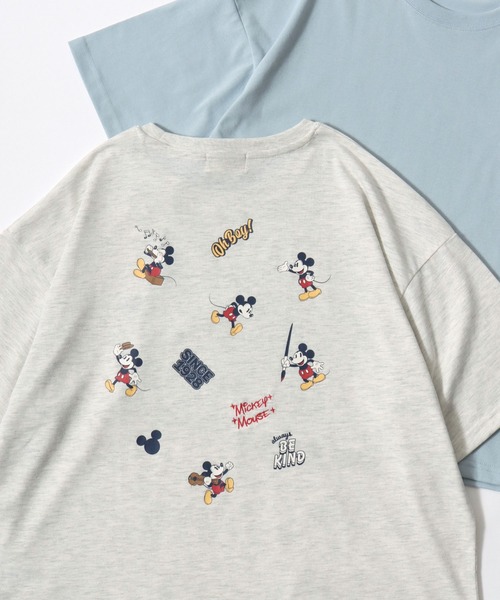 Disney(ディズニー)の「2026SS Disney/ディズニー ミッキー/プーさん/101匹わんちゃん/ベイマックス/ズートピア/スティッチ フロント/バックプリント オーバーサイズ半袖Tシャツ(Tシャツ/カットソー・レディース・ブラック系その他2/グレー系その他2/ピンク系その他3/ブルー系その他4/ブラック系その他3/イエロー系その他2/グリーン系その他4/パープル/ブルー系その他3/グリーン系その他3/ラベンダー/グリーン系その他2/ブルー系その他2/グレー系その他/イエロー系その他/ベージュ系その他/ホワイト系その他3/オレンジ系その他2/ピンク系その他2/ブラック系その他/ホワイト系その他2/オレンジ系その他/アッシュグレー/ブルー系その他/グリーン系その他/ネイビー/イエロー/レッド/ホワイト系その他/パープル系その他/スミクロ/ミント/ホワイト/スカイブルー/オレンジ/ベージュ・L/M)」の11枚目の写真