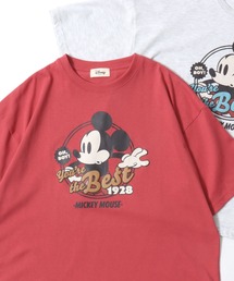 2026SS Disney/ディズニー ミッキー/プーさん/101匹わんちゃん/ベイマックス/ズートピア/スティッチ フロント/バックプリント オーバーサイズ半袖Tシャツ
