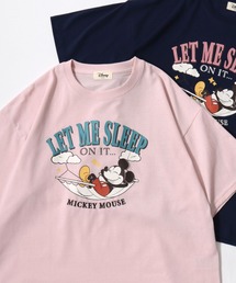 MICKEY MOUSE（ミッキーマウス）の「2026SS Disney/ディズニー ミッキー/プーさん/101匹わんちゃん/ベイマックス/ズートピア/スティッチ フロント/バックプリント オーバーサイズ半袖Tシャツ（Tシャツ/カットソー）」