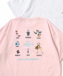 MICKEY MOUSE（ミッキーマウス）の「2026SS Disney/ディズニー ミッキー/プーさん/101匹わんちゃん/ベイマックス/ズートピア/スティッチ フロント/バックプリント オーバーサイズ半袖Tシャツ（Tシャツ/カットソー）」