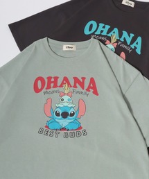 MICKEY MOUSE（ミッキーマウス）の「2026SS Disney/ディズニー ミッキー/プーさん/101匹わんちゃん/ベイマックス/ズートピア/スティッチ フロント/バックプリント オーバーサイズ半袖Tシャツ（Tシャツ/カットソー）」