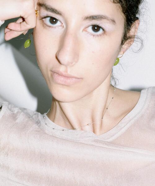 SMELLY（スメリー）の「SMELLY so’　station chain necklace（ネックレス・レディース・シルバー・-）」の5枚目の写真