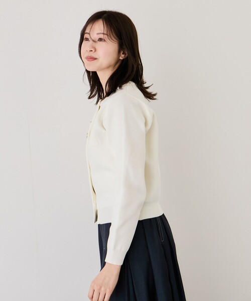 Jayro（ジャイロ）の「ポケ付アソートボタンカーディガン（カーディガン/ボレロ・レディース・ベージュ/チャコールグレー/グレー/ホワイト系その他2/ピンク・M）」の19枚目の写真