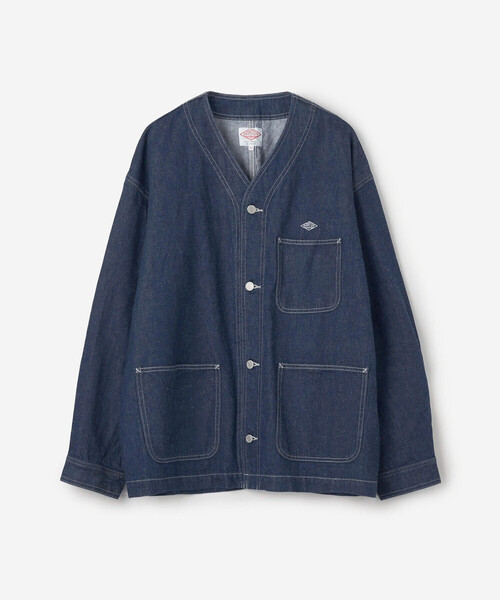 DANTON（ダントン）の「DANTON | 11ozデニム カラーレスジャケットMEN（デニムジャケット・メンズ・ダークインディゴブルー・42/40）」の2枚目の写真