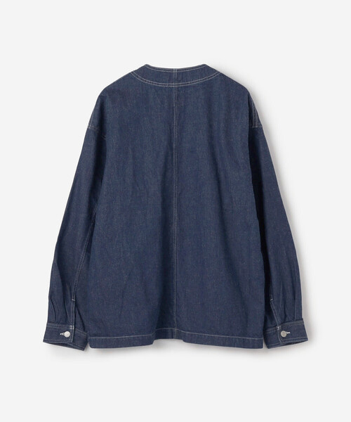 DANTON（ダントン）の「DANTON | 11ozデニム カラーレスジャケットMEN（デニムジャケット・メンズ・ダークインディゴブルー・42/40）」の3枚目の写真