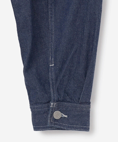 DANTON（ダントン）の「DANTON | 11ozデニム カラーレスジャケットMEN（デニムジャケット・メンズ・ダークインディゴブルー・42/40）」の5枚目の写真