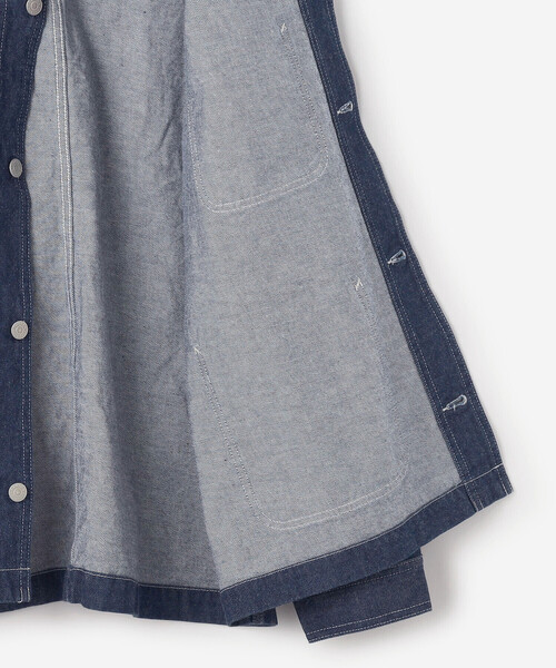 DANTON（ダントン）の「DANTON | 11ozデニム カラーレスジャケットMEN（デニムジャケット・メンズ・ダークインディゴブルー・42/40）」の7枚目の写真