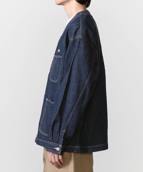 DANTON（ダントン）の「DANTON | 11ozデニム カラーレスジャケットMEN（デニムジャケット・メンズ・ダークインディゴブルー・42/40）」の10枚目の写真