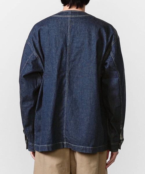 DANTON（ダントン）の「DANTON | 11ozデニム カラーレスジャケットMEN（デニムジャケット・メンズ・ダークインディゴブルー・42/40）」の11枚目の写真