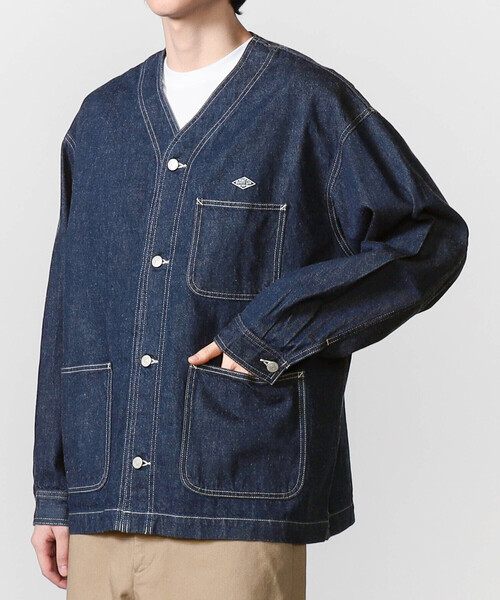 DANTON（ダントン）の「DANTON | 11ozデニム カラーレスジャケットMEN（デニムジャケット・メンズ・ダークインディゴブルー・42/40）」の13枚目の写真