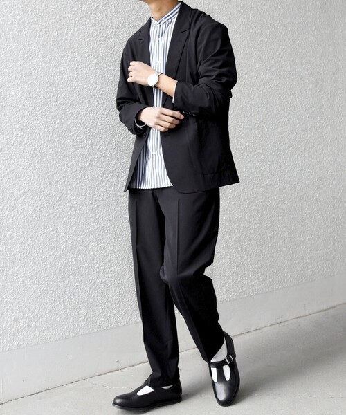 SHIPS any（シップス エニィ）の「SHIPS any:〈吸水速乾〉Rapidry ポケット テーラード ジャケット(セットアップ対応) 26SS◇（テーラードジャケット・メンズ・ブラック/グレー/ブラウン/ネイビー・SMALL/MEDIUM/LARGE）」の11枚目の写真