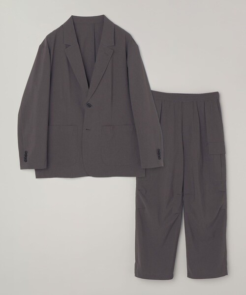 SHIPS any（シップス エニィ）の「SHIPS any:〈吸水速乾〉Rapidry ポケット テーラード ジャケット(セットアップ対応) 26SS◇（テーラードジャケット・メンズ・ブラック/グレー/ブラウン/ネイビー・SMALL/MEDIUM/LARGE）」の20枚目の写真