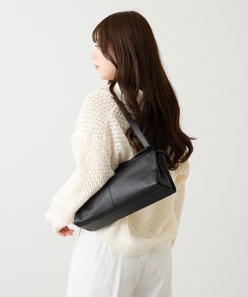 russet（ラシット）の「スキッパーニット（カーディガン/ボレロ・レディース・アイボリー/サックスブルー・FREE）」の11枚目の写真