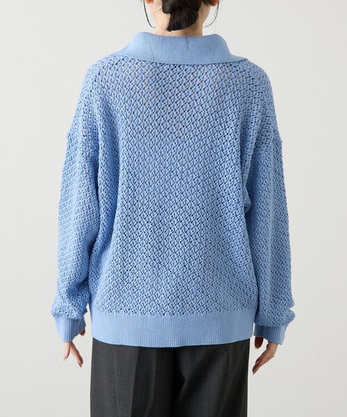 russet（ラシット）の「スキッパーニット（カーディガン/ボレロ・レディース・アイボリー/サックスブルー・FREE）」の14枚目の写真