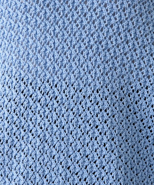 russet（ラシット）の「スキッパーニット（カーディガン/ボレロ・レディース・アイボリー/サックスブルー・FREE）」の3枚目の写真