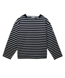 LA MARINE FRANCAISE（マリン フランセーズ）の「【MONT KEMMEL別注】エルボーパッチボーダープルオーバー（Tシャツ/カットソー）」