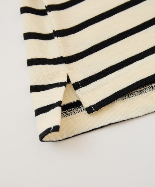 LA MARINE FRANCAISE（マリン フランセーズ）の「【MONT KEMMEL別注】エルボーパッチボーダープルオーバー（Tシャツ/カットソー・レディース・ネイビー系/ブラック系その他・FREE）」の11枚目の写真