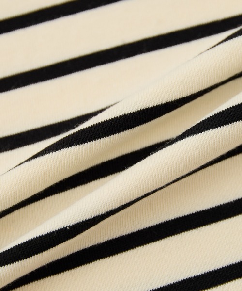 LA MARINE FRANCAISE（マリン フランセーズ）の「【MONT KEMMEL別注】エルボーパッチボーダープルオーバー（Tシャツ/カットソー・レディース・ネイビー系/ブラック系その他・FREE）」の12枚目の写真