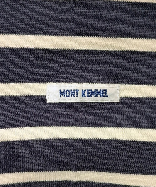 LA MARINE FRANCAISE（マリン フランセーズ）の「【MONT KEMMEL別注】エルボーパッチボーダープルオーバー（Tシャツ/カットソー・レディース・ネイビー系/ブラック系その他・FREE）」の6枚目の写真