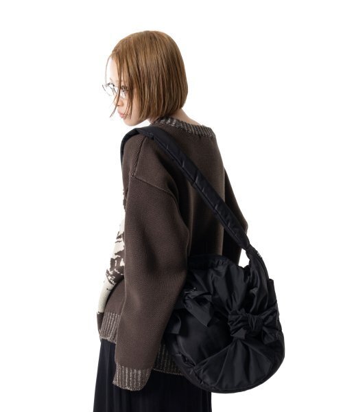 IUGAMAKARAS(イウガマカラス)の「Cat Graphic Distressed Knit (Brown)(ニット/セーター・レディース・その他・1)」の3枚目の写真