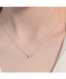 HEI（ヘイ）の「twin heart necklace（ネックレス）」