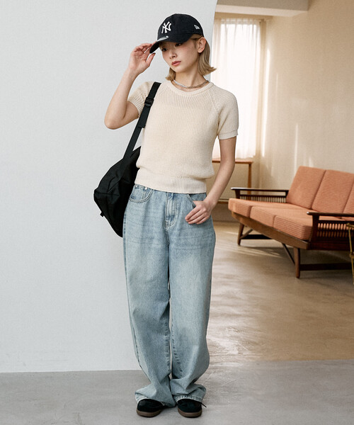 OUTDOOR PRODUCTS（アウトドアプロダクツ）の「OUTDOOR PRODUCTS/アウトドアプロダクツ フロントポケット ナップザック　限定展開（バックパック/リュック・レディース・その他9/ブラック・ONE SIZE）」の14枚目の写真