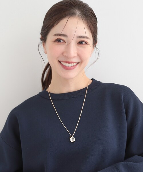 SHOO・LA・RUE（シューラルー）の「【2WAY】クリアパーツネックレス（ネックレス・レディース・ゴールド/ピンクゴールド/シルバー・00）」の4枚目の写真