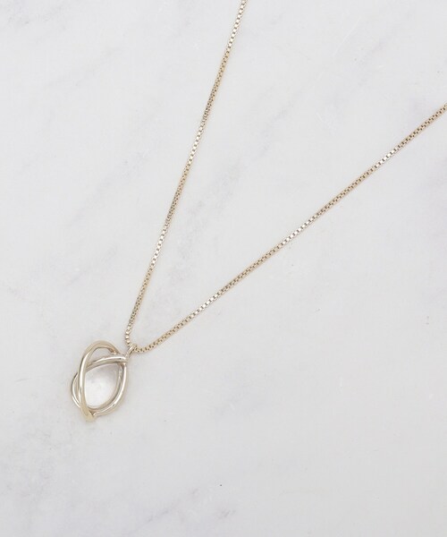 SHOO・LA・RUE（シューラルー）の「【2WAY】クリアパーツネックレス（ネックレス・レディース・ゴールド/ピンクゴールド/シルバー・00）」の5枚目の写真