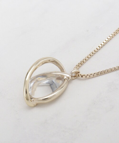 SHOO・LA・RUE（シューラルー）の「【2WAY】クリアパーツネックレス（ネックレス・レディース・ゴールド/ピンクゴールド/シルバー・00）」の8枚目の写真