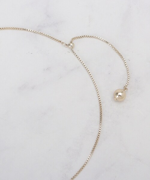 SHOO・LA・RUE（シューラルー）の「【2WAY】クリアパーツネックレス（ネックレス・レディース・ゴールド/ピンクゴールド/シルバー・00）」の9枚目の写真