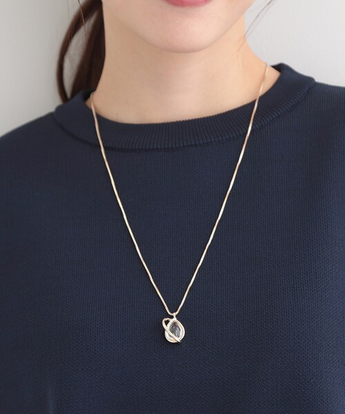 SHOO・LA・RUE（シューラルー）の「【2WAY】クリアパーツネックレス（ネックレス・レディース・ゴールド/ピンクゴールド/シルバー・00）」の10枚目の写真