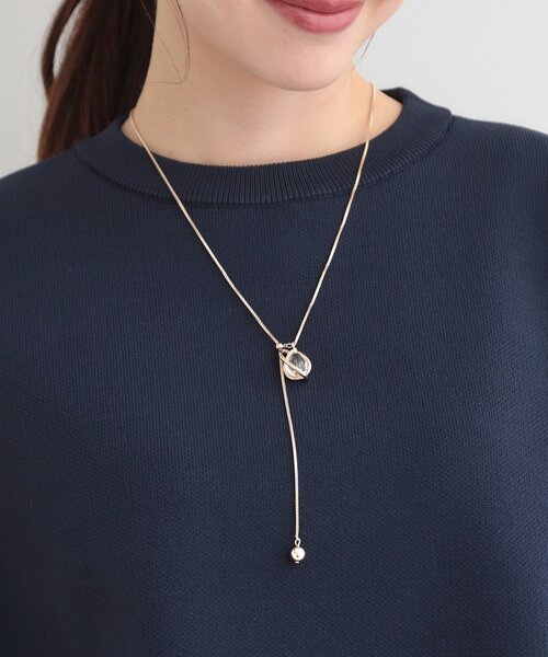SHOO・LA・RUE（シューラルー）の「【2WAY】クリアパーツネックレス（ネックレス・レディース・ゴールド/ピンクゴールド/シルバー・00）」の11枚目の写真