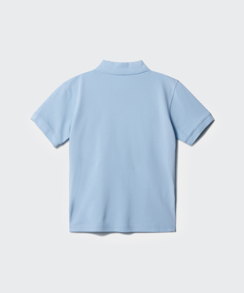 MUSINSA STANDARD KIDS（ムシンサスタンダードキッズ）の「[クールスタンダード] ピケポロシャツ [パステルブルー]（ポロシャツ・レディース・その他・110/120/130/140/150/160）」の3枚目の写真