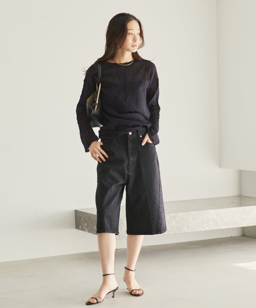 ルアトリエフランセデコンフェクション Plage別注 23SS T-ブラウス WEB限定追加》LES ATELIERS FRANCAIS DE CONFECTION 別注 T-ブラウス