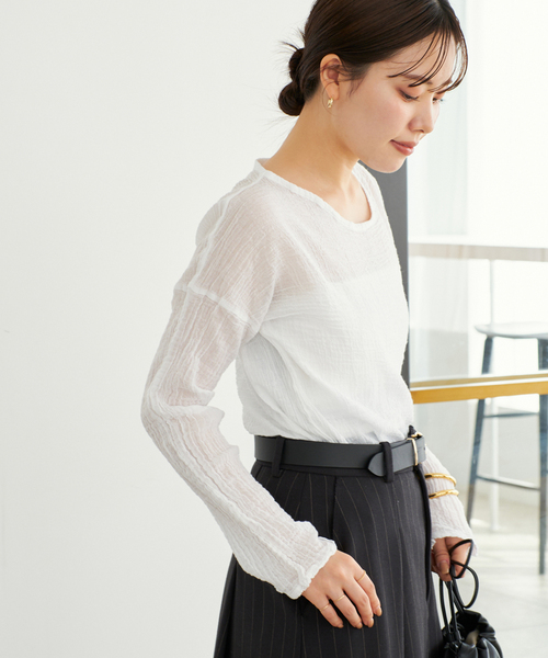WEB限定追加》LES ATELIERS FRANCAIS DE CONFECTION 別注 T-ブラウス