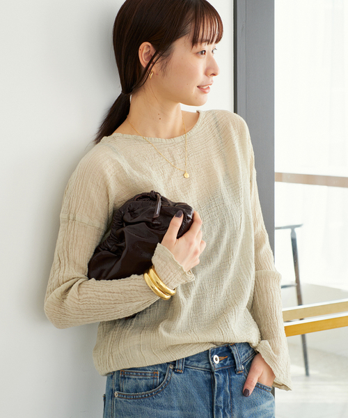 WEB限定追加》LES ATELIERS FRANCAIS DE CONFECTION 別注 T-ブラウス