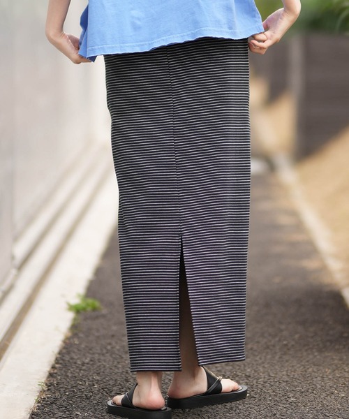 BILLABONG(ビラボン)の「BILLABONG/ビラボン レディース スカート STRIPED RIB LONG SKIRT BG013609(スカート・レディース・ホワイト/ブラック・L/M)」の12枚目の写真