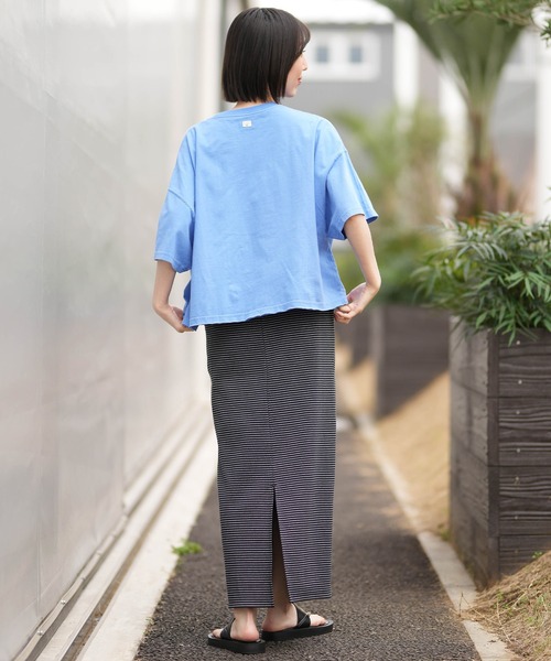 BILLABONG(ビラボン)の「BILLABONG/ビラボン レディース スカート STRIPED RIB LONG SKIRT BG013609(スカート・レディース・ホワイト/ブラック・L/M)」の5枚目の写真
