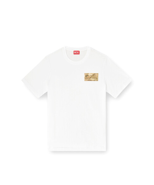 DIESEL(ディーゼル)の「メンズ Tシャツ T-ADJUST-V4(Tシャツ/カットソー・メンズ・オフホワイト/ベージュ系その他・XXX-LARGE/X-LARGE/LARGE/XX-LARGE/MEDIUM/SMALL/X-SMALL)」の10枚目の写真