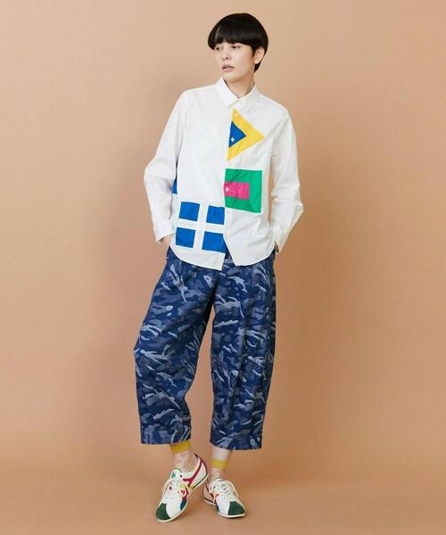 FRAPBOIS(フラボア)の「フラッグシャツ(シャツ/ブラウス・レディース・ホワイト/ブラック・1/2)」の8枚目の写真