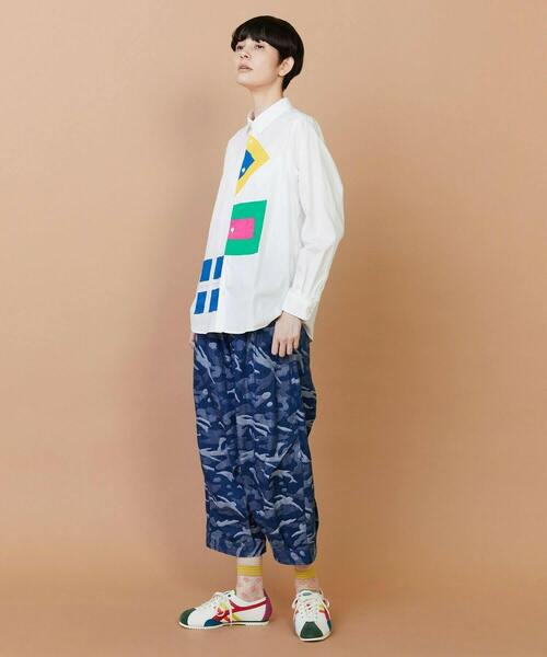 FRAPBOIS(フラボア)の「フラッグシャツ(シャツ/ブラウス・レディース・ホワイト/ブラック・1/2)」の9枚目の写真