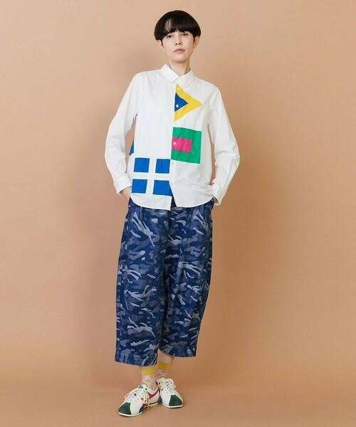 FRAPBOIS(フラボア)の「フラッグシャツ(シャツ/ブラウス・レディース・ホワイト/ブラック・1/2)」の10枚目の写真