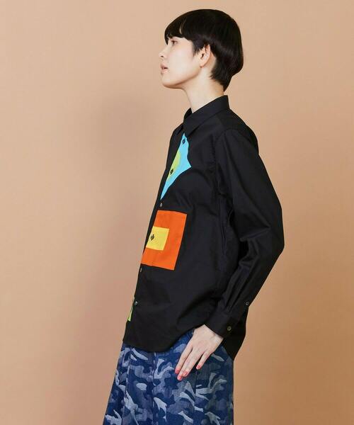 FRAPBOIS(フラボア)の「フラッグシャツ(シャツ/ブラウス・レディース・ホワイト/ブラック・1/2)」の13枚目の写真